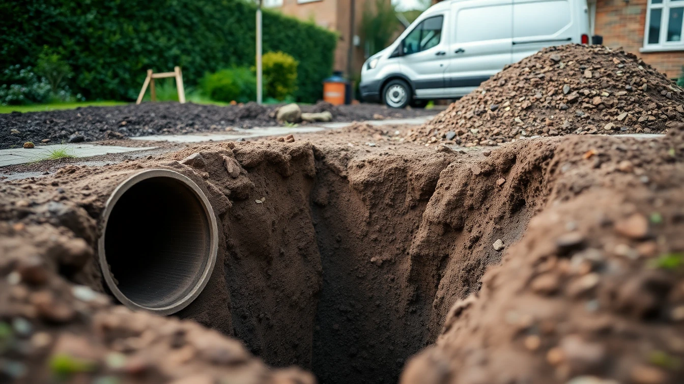 Drain Excavation in Glasgow — drainage specialists